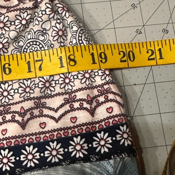 Yak N Yeti NWT Size S/M Colorful Overall Patchwork Midi Dress - Picture 14 of 15